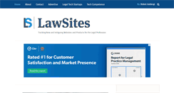 Desktop Screenshot of lawsitesblog.com